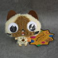Capcom Monster Hunter Airou Kyoro-Kyoro Mascot Key Ring: Airou/Shout thumbnail 1
