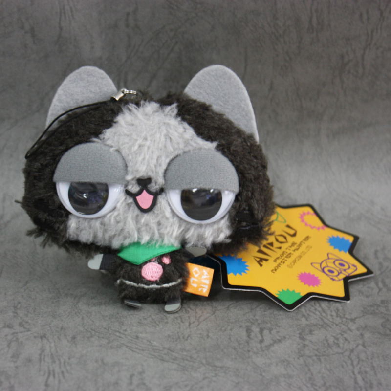 Capcom Monster Hunter Airou Kyoro-Kyoro Mascot Key Ring: Melaleu image 1