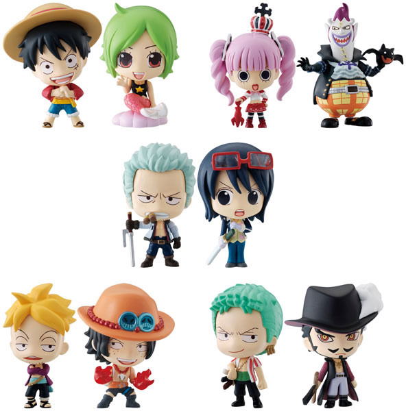 One Piece Deformeister Petit Non Scale Pre-Painted Trading Figure: ocean blue box (Re-run) image 1