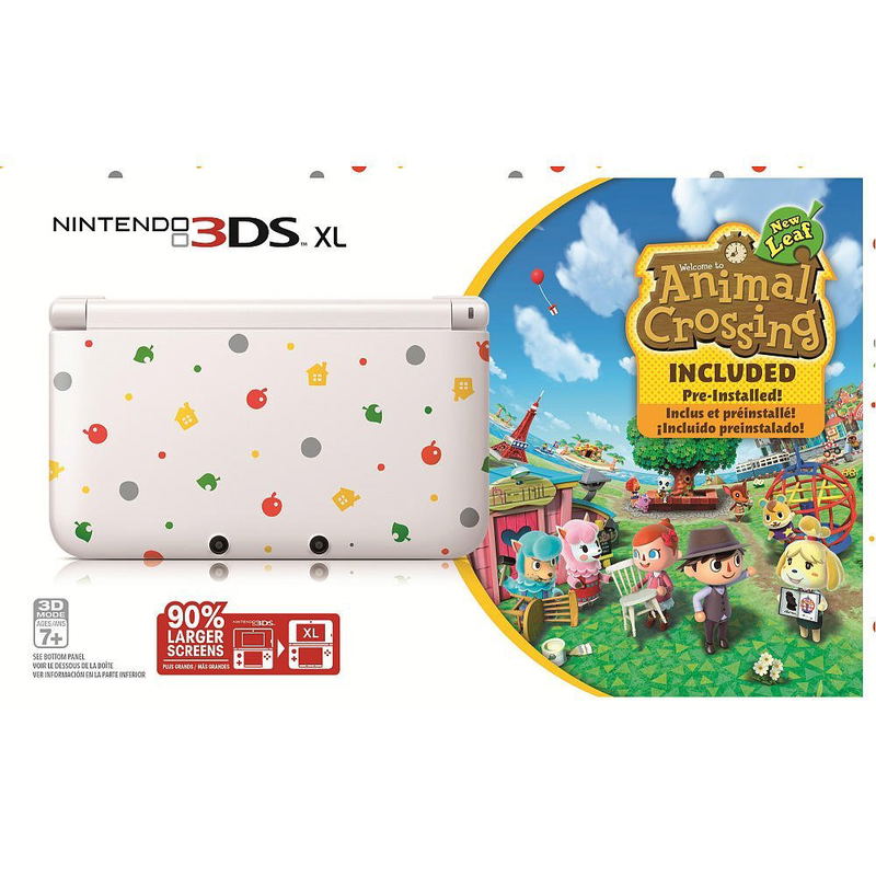 Nintendo 3DS XL (with Animal Crossing: New Leaf Pre-Installed Limited Edition Pack) image 2