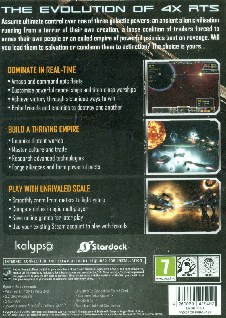 Sins of a Solar Empire: Rebellion (DVD-ROM) image 3