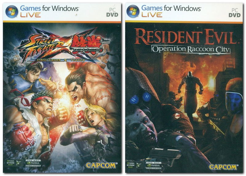 Street Fighter X Tekken + Resident Evil: Operation Raccoon City Capcom Bundle Set (DVD-ROM) image 1