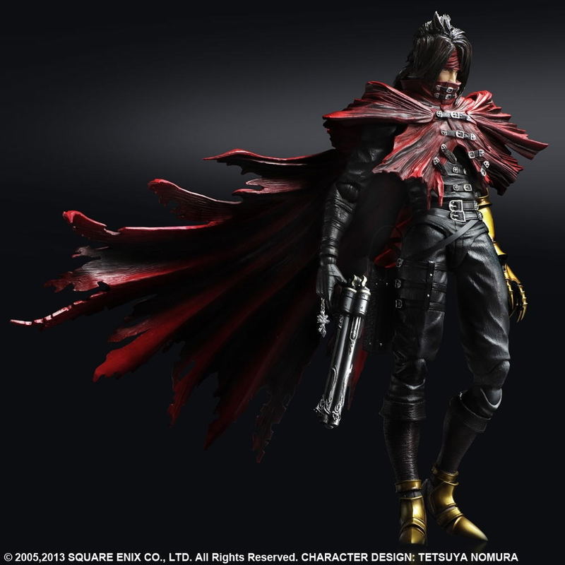 Final Fantasy VII Advent Children Play Arts Kai Non Scale Pre-Painted Figure: Vincent Valentine image 4