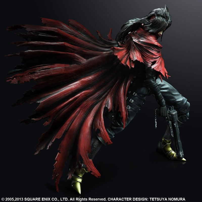 Final Fantasy VII Advent Children Play Arts Kai Non Scale Pre-Painted Figure: Vincent Valentine image 5