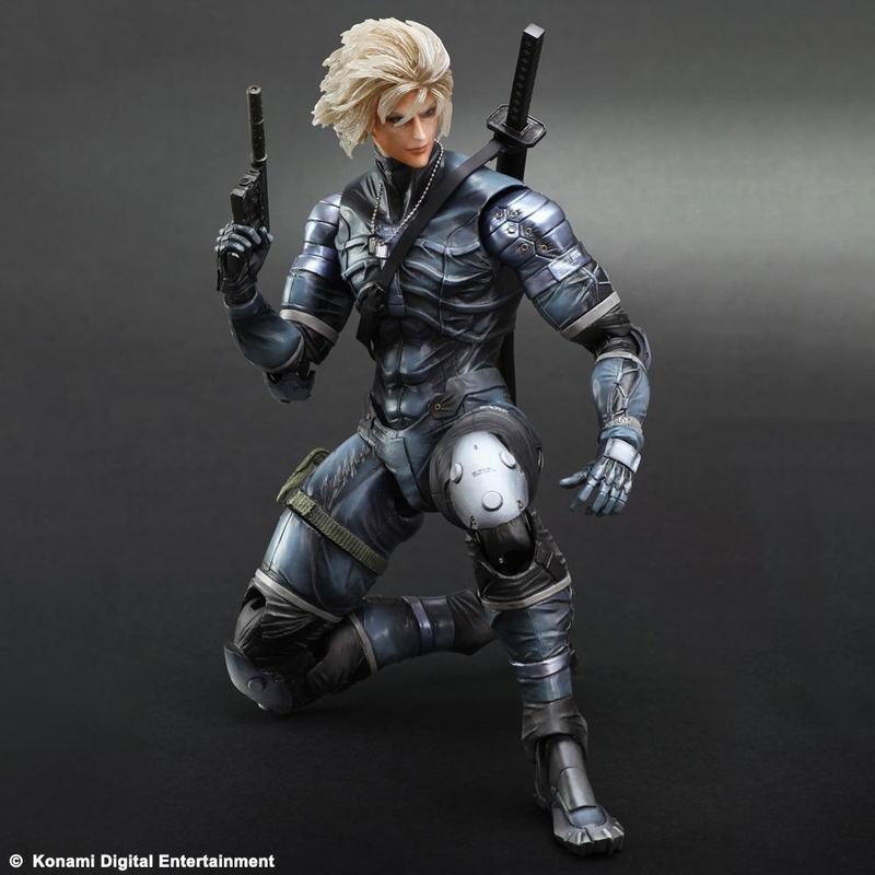 Metal Gear Solid 2 Sons of Liberty Play Arts Kai Non Scale Pre-Painted PVC Figure: Raiden image 7