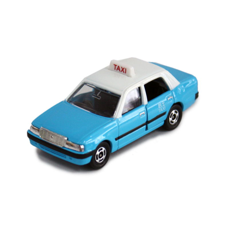 Tomica 1/63 Hong Kong Blue Taxi - Toyota CROWN COMFORT TAXI image 2