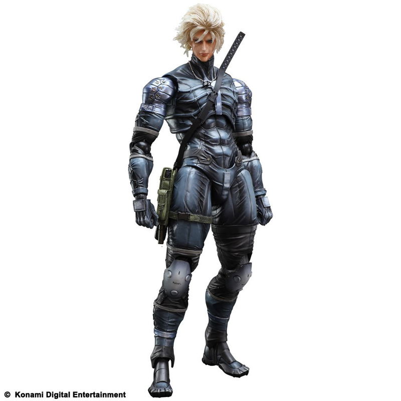 Metal Gear Solid 2 Sons of Liberty Play Arts Kai Non Scale Pre-Painted PVC Figure: Raiden image 1