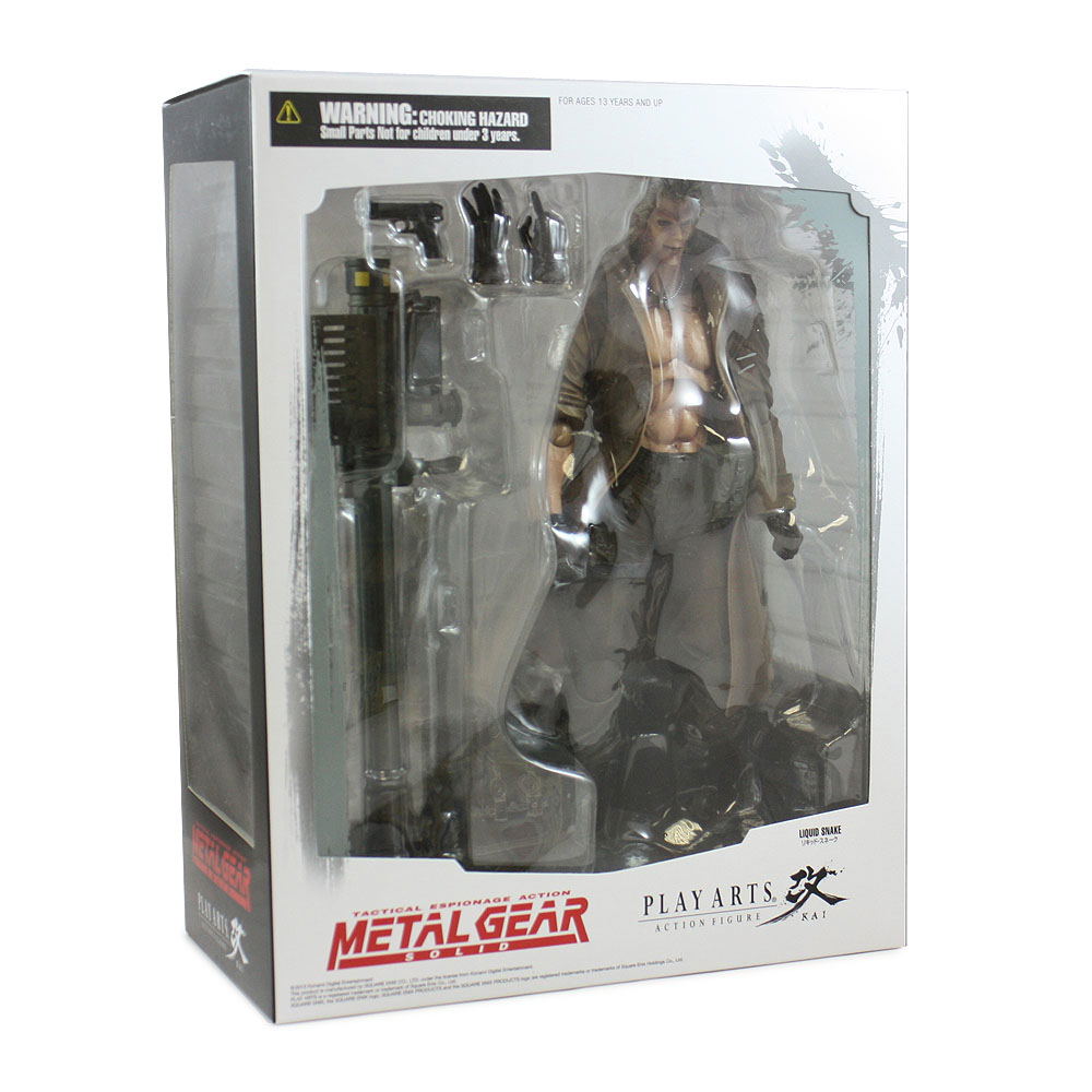 L GEAR PLAY ARTS KAI フィギュア 25cm Metal Gear Solid Play Arts Kai Non Scale Pre-Painted PVC Figure