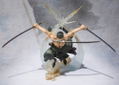 One Piece Figuarts Zero Non Scale Pre-Painted PVC Figure: Roronoa Zoro Battle Ver. Rengoku Onigiri (Re-run) thumbnail 3