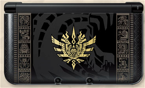 Nintendo 3DS LL [Monster Hunter 4 Special Pack] (Goa Magara Black)