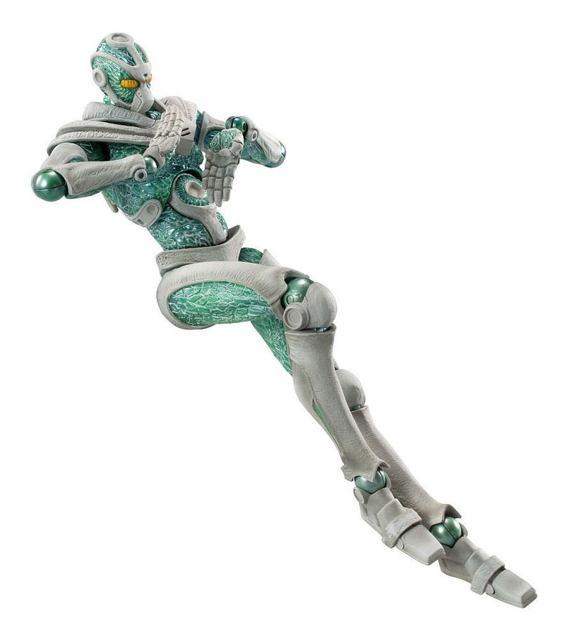 Super Figure JoJo's Bizarre Adventure Part III No. 5 Non Scale Pre-Painted PVC Figure: Hierophant Green image 2