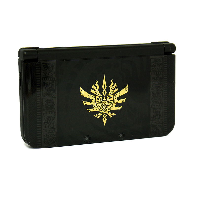 Nintendo 3DS LL [Monster Hunter 4 Special Pack] (Goa Magara Black) image 3