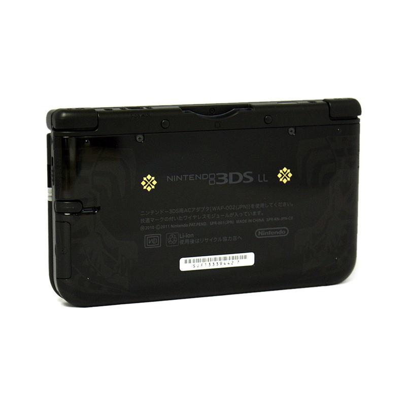Nintendo 3DS LL [Monster Hunter 4 Special Pack] (Goa Magara Black) image 4