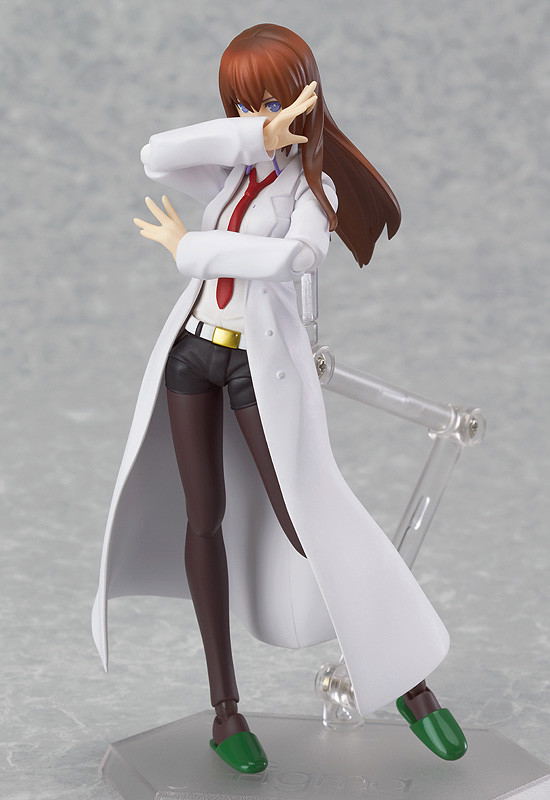 Steins;Gate figma Non Scale Pre-Painted PVC Figure: Makise Kurisu White Coat ver. image 4