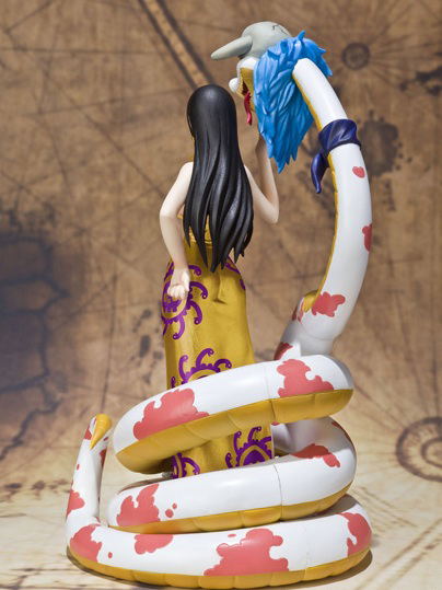 One Piece Figuarts Zero Non Scale Pre-Painted PVC Figure: Boa Hancock & Sarome Golden ver. image 4
