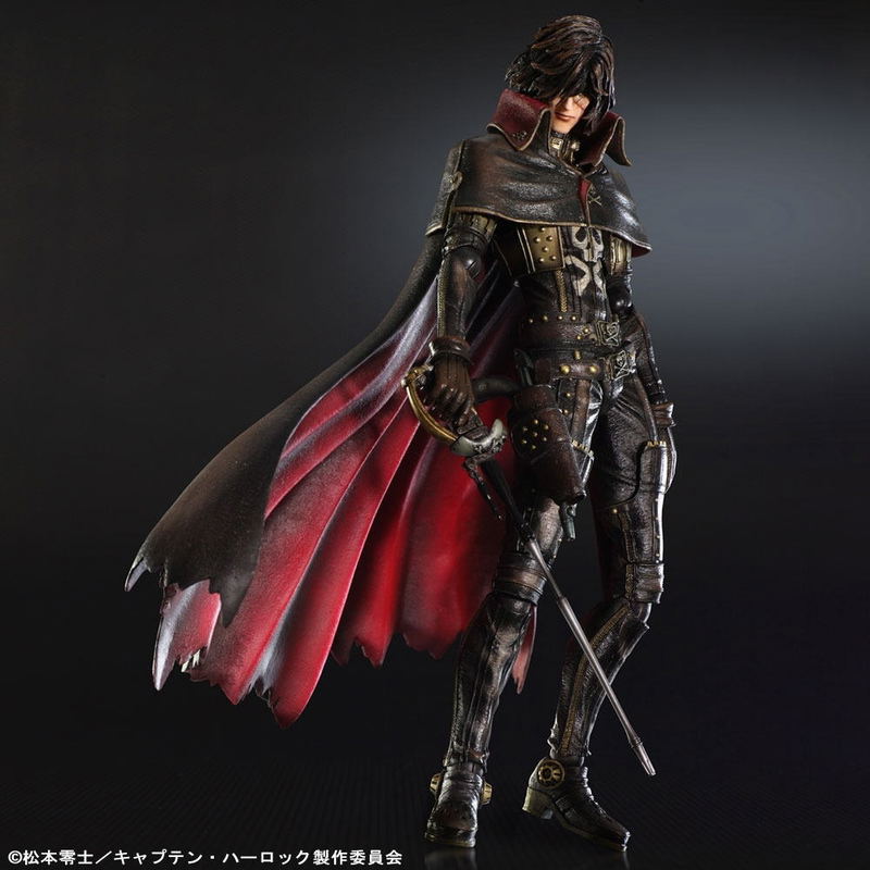 Space Pirate Captain Harlock Play Arts Kai Non Scale Pre-Painted PVC Figure: Harlock image 3