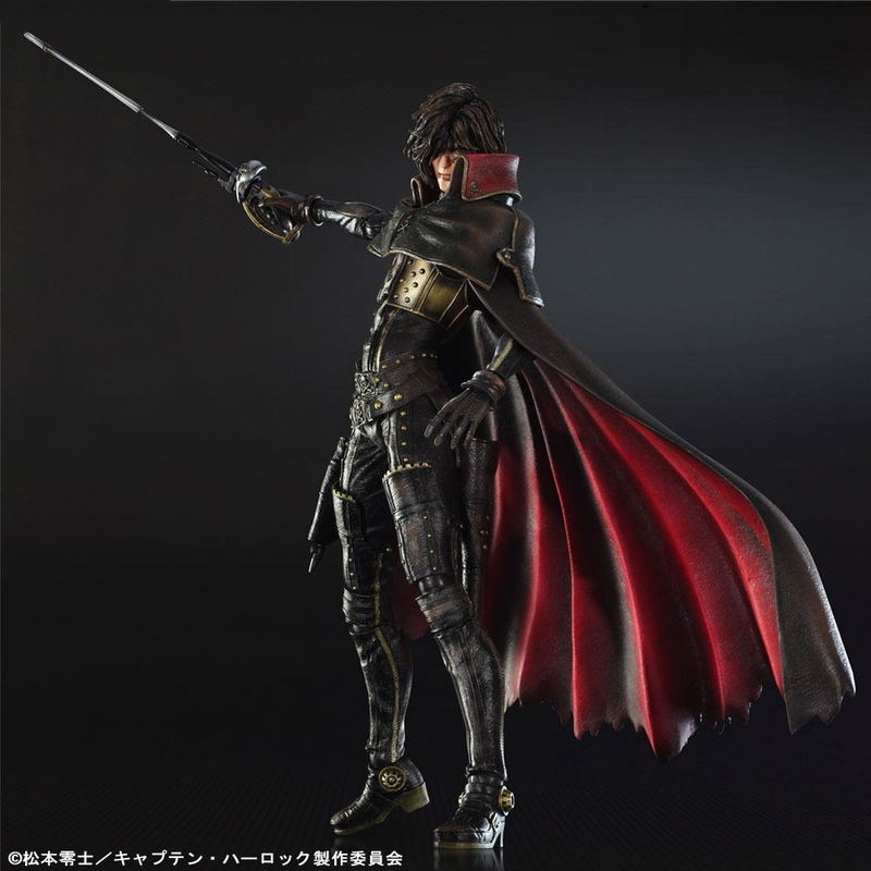 Space Pirate Captain Harlock Play Arts Kai Non Scale Pre-Painted PVC Figure: Harlock image 4