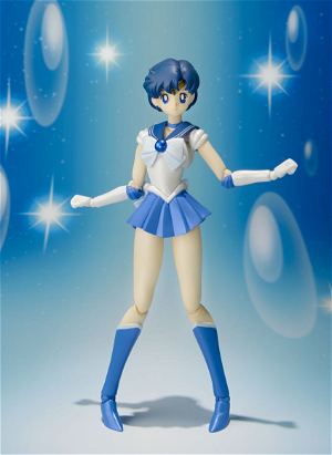 S.H.Figuarts Sailor Moon Non Scale Pre-Painted PVC Figure: Sailor Mercury (Re-run)