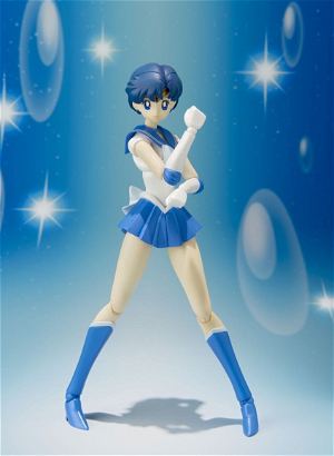 S.H.Figuarts Sailor Moon Non Scale Pre-Painted PVC Figure: Sailor Mercury (Re-run)