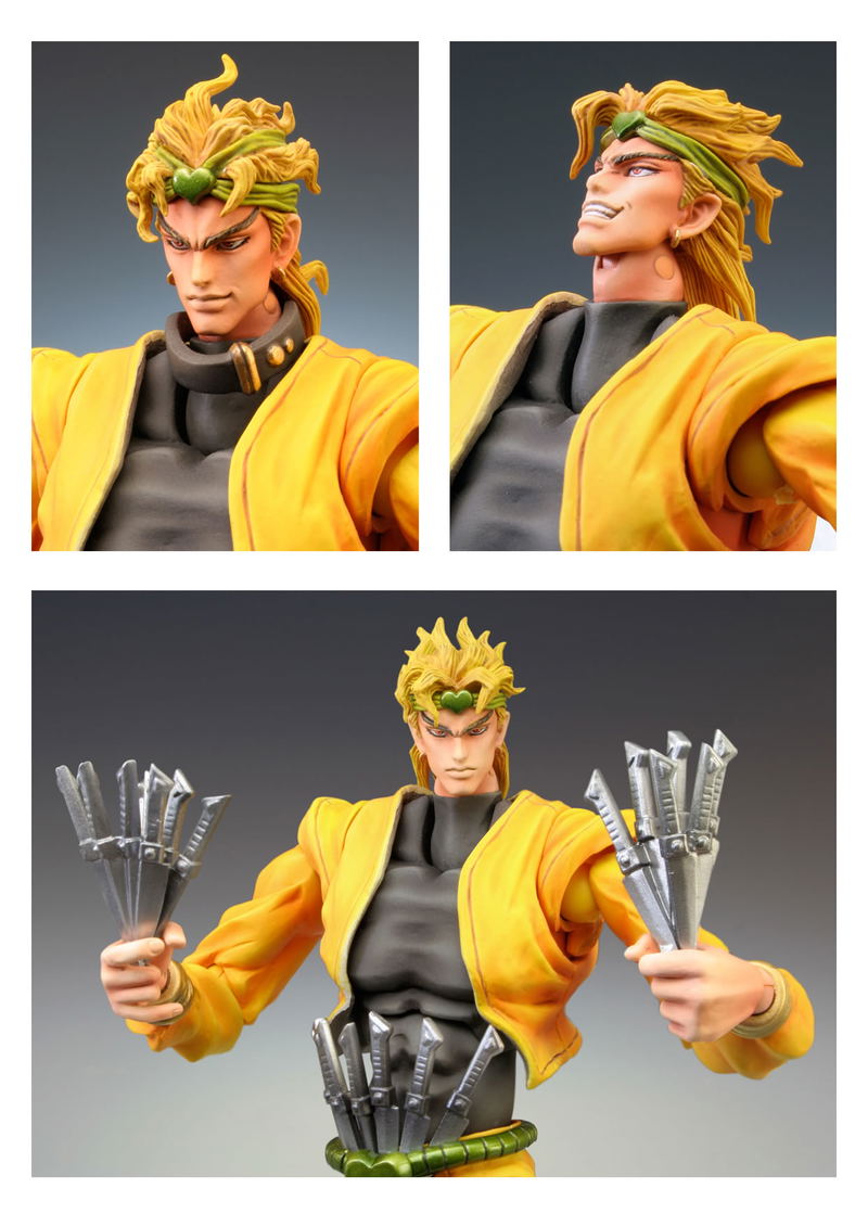 Super Figure JoJo's Bizarre Adventure Part III No.11 Non Scale Pre-Painted PVC Figure: Dio (Hirohiko Araki Specify Color) (Re-run) image 2