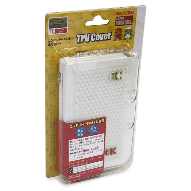 Super Mario Bros. TPU Cover for 3DS LL (Clear) image 1