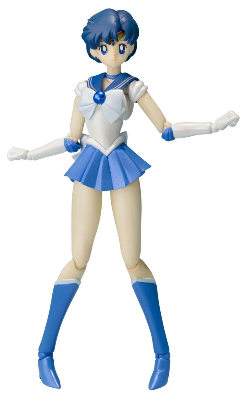 S.H.Figuarts Sailor Moon Non Scale Pre-Painted PVC Figure: Sailor Mercury (Re-run) image 1