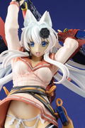 Hyakka Ryoran 1/8 Scale Pre-Painted PVC Figure: Yagyu Jubei Glittering Silver Sword Princess ver. with Desk Mat [Limited Edition] thumbnail 2
