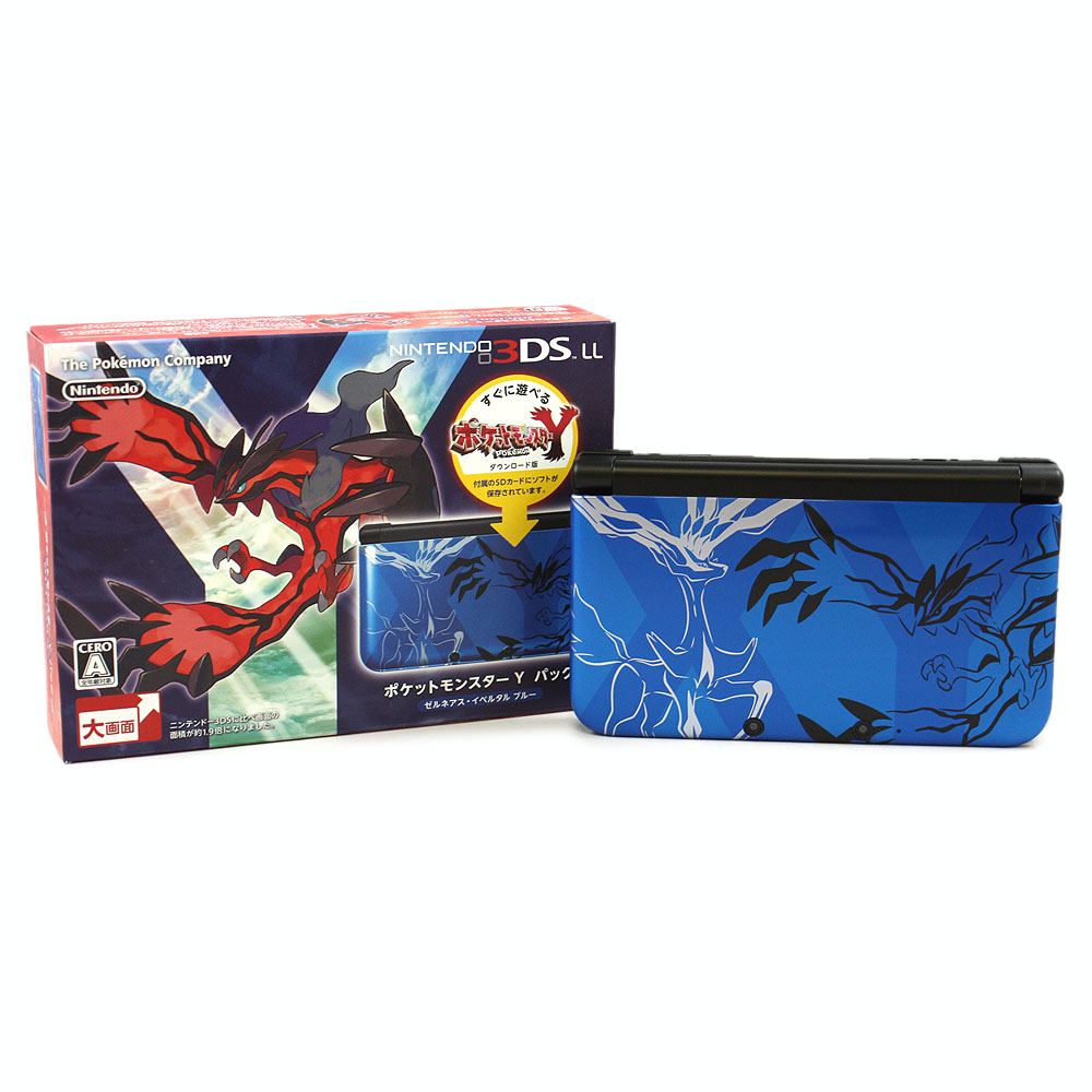 Nintendo 3DS LL [Pokemon Y Pack] (Xerneas Yveltal Blue)