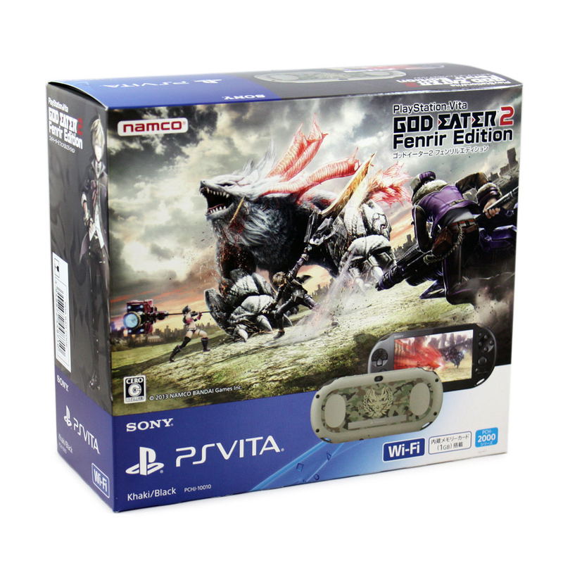 PS Vita PlayStation Vita New Slim Model - PCH-2000 [God Eater 2 Fenrir Edition] image 1