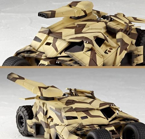 SCI-FI Revoltech Series No.047 Batman Non Scale Figure: Batmobile Tumbler Cannon image 5