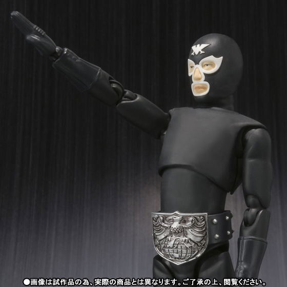 S.H.Figuarts Kamen Rider Non Scale Pre-Painted PVC Figure: Shocker Combatman Black Ver. image 1