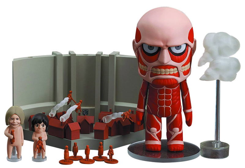 Nendoroid No. 360 Attack on Titan: Colossal Titan & Attack on Titan Playset image 1