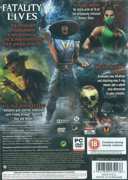 Mortal Kombat Komplete Edition (DVD-ROM) image 2