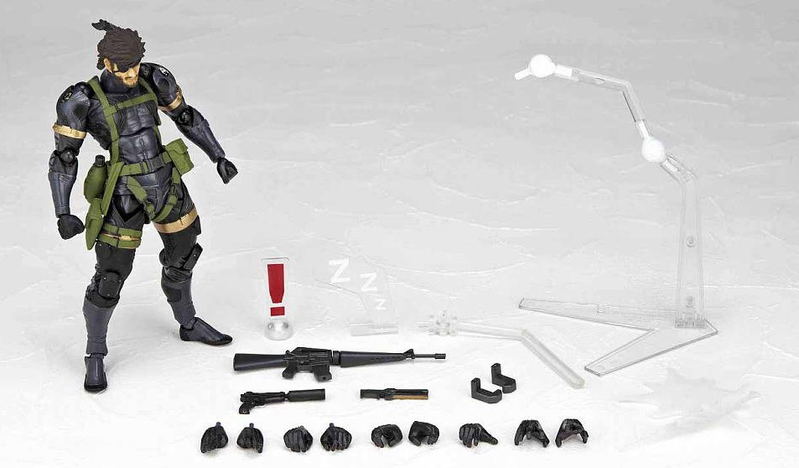 Revoltech Yamaguchi Series No.131 Metal Gear Solid Peace Walker Pre-Painted Action Figure: Snake (Re-run) image 11