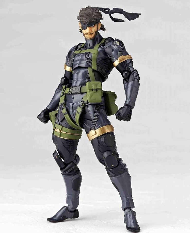 Revoltech Yamaguchi Series No.131 Metal Gear Solid Peace Walker Pre-Painted Action Figure: Snake (Re-run) image 7