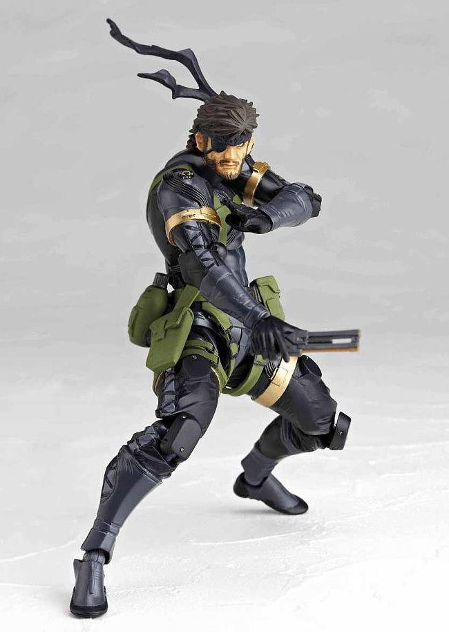 Revoltech Yamaguchi Series No.131 Metal Gear Solid Peace Walker Pre-Painted Action Figure: Snake (Re-run) image 4