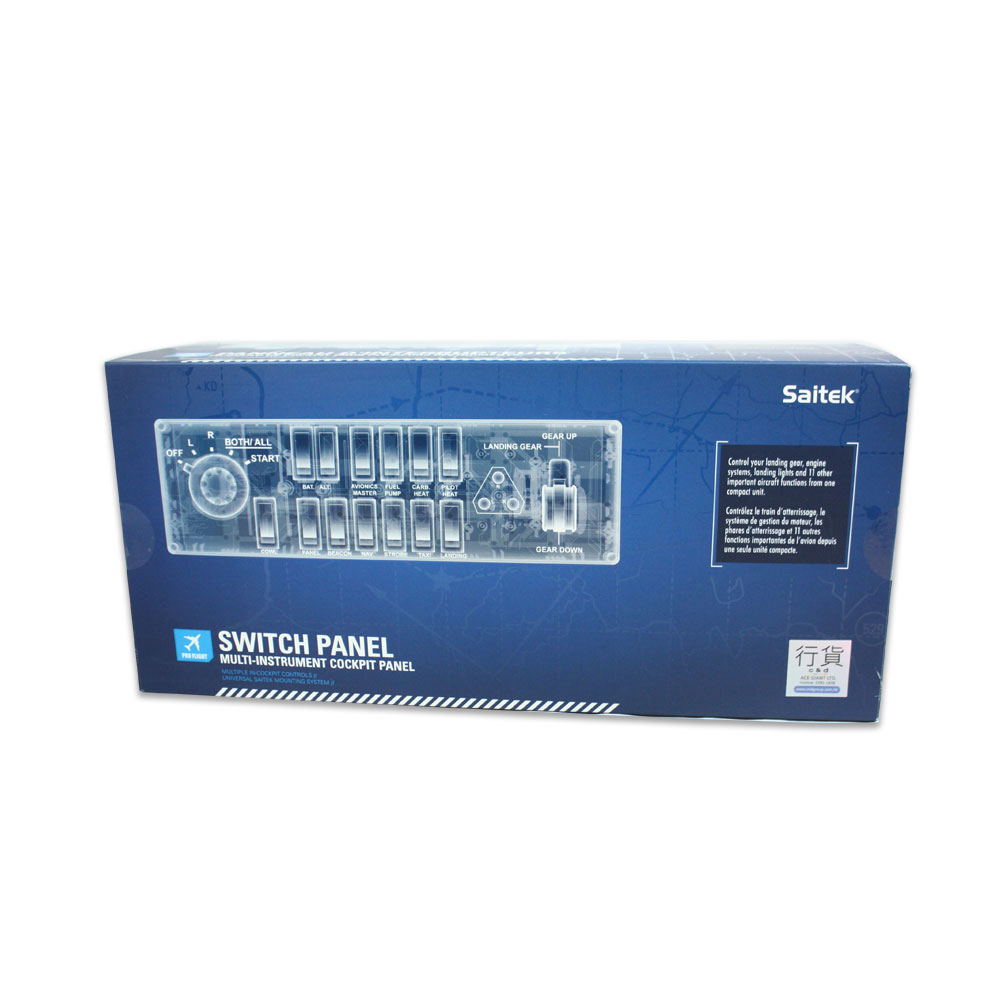 Saitek Pro Flight Switch Panel, USB (PC) for Windows
