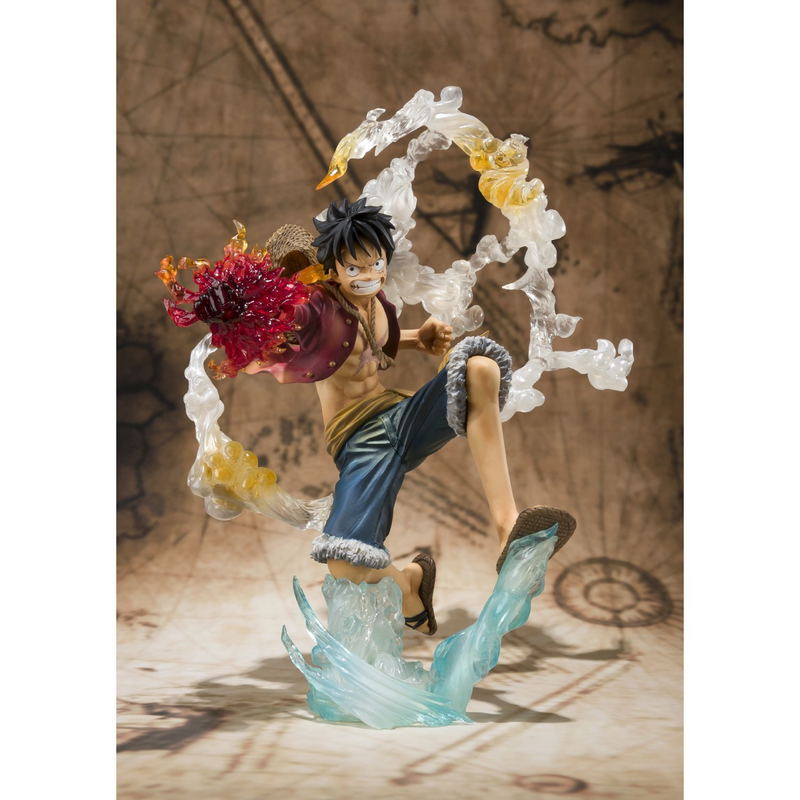 Bandai Tamashii Nations Monkey. D. Luffy "One-Piece" Figuarts ZERO Figure (Battle Version) (Re-run) image 2