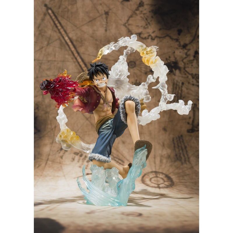 Bandai Tamashii Nations Monkey. D. Luffy "One-Piece" Figuarts ZERO Figure (Battle Version) (Re-run) image 4