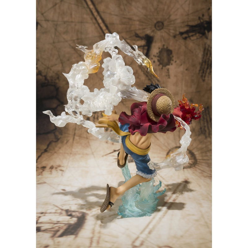 Bandai Tamashii Nations Monkey. D. Luffy "One-Piece" Figuarts ZERO Figure (Battle Version) (Re-run) image 5