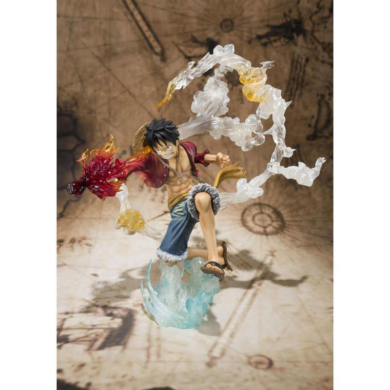Bandai Tamashii Nations Monkey. D. Luffy "One-Piece" Figuarts ZERO Figure (Battle Version) (Re-run) image 6