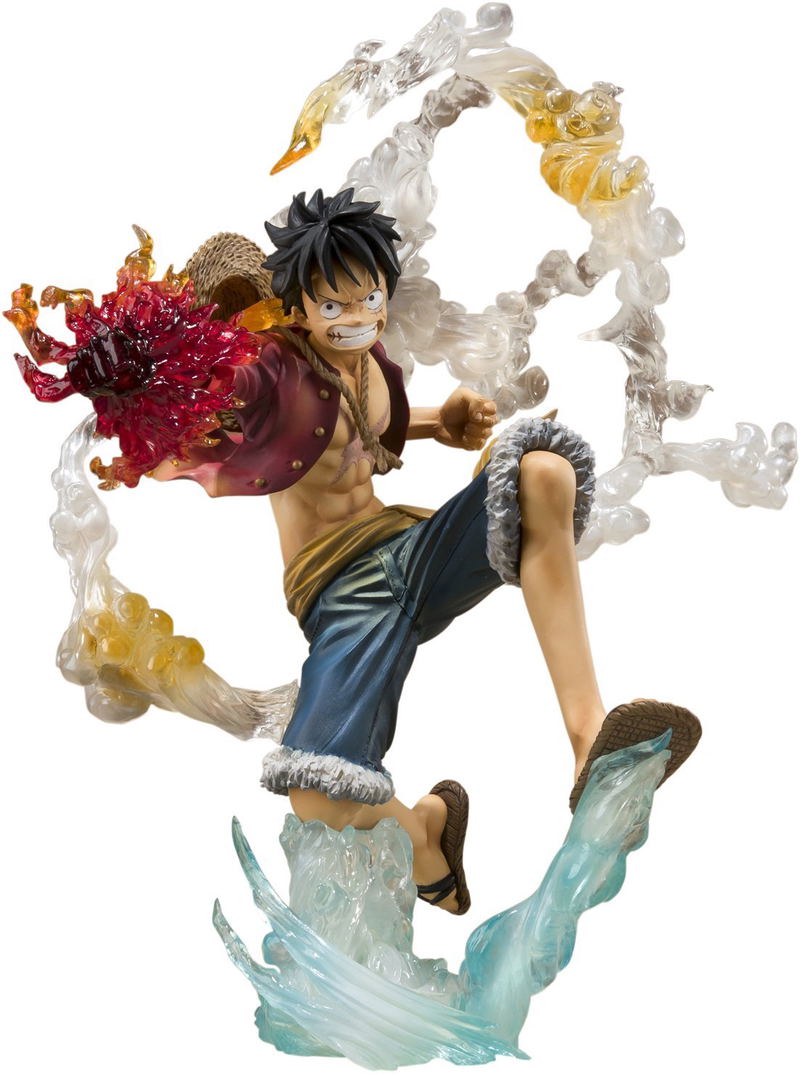 Bandai Tamashii Nations Monkey. D. Luffy "One-Piece" Figuarts ZERO Figure (Battle Version) (Re-run) image 1