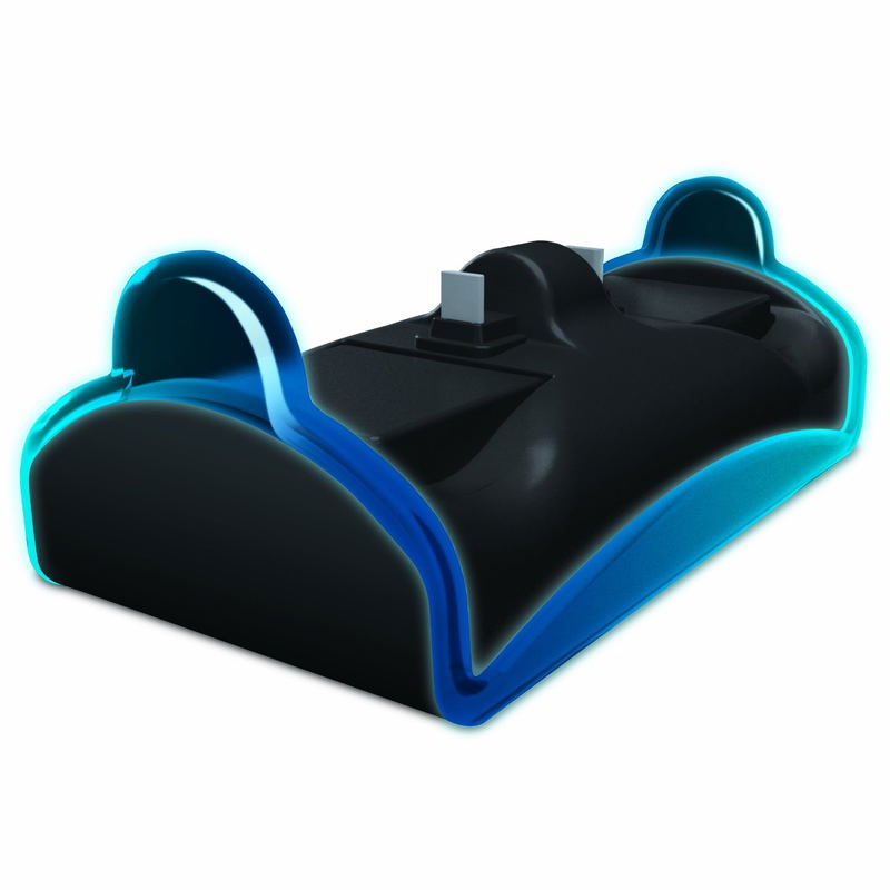 DreamGear Dual Charge Dock (Black) image 1