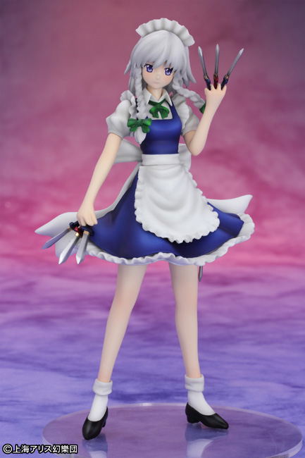 Touhou Project 1/10 Scale Pre-Painted PVC Figure: Scarlet Devil Mansion Izayoi Sakuya image 1
