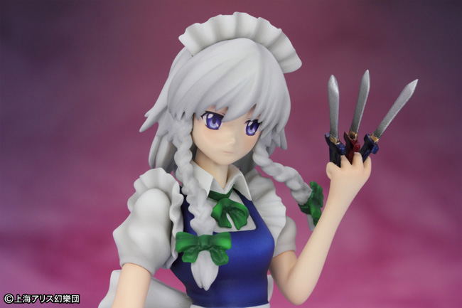 Touhou Project 1/10 Scale Pre-Painted PVC Figure: Scarlet Devil Mansion Izayoi Sakuya image 8
