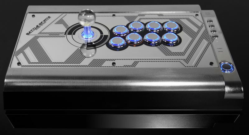 Qanba Q2 Pro LED Arcade Joystick Xbox360 (Silver Limited Edition) image 1