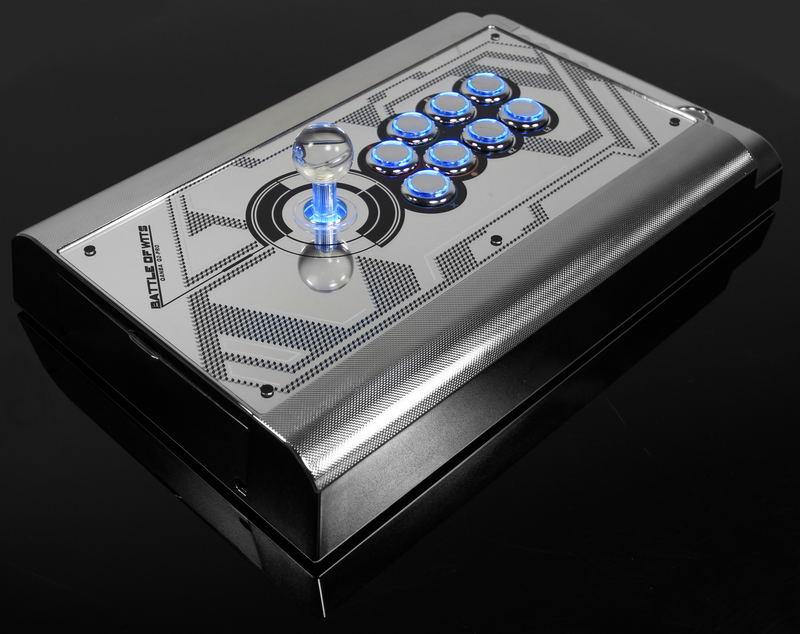 Qanba Q2 Pro LED Arcade Joystick Xbox360 (Silver Limited Edition) image 2