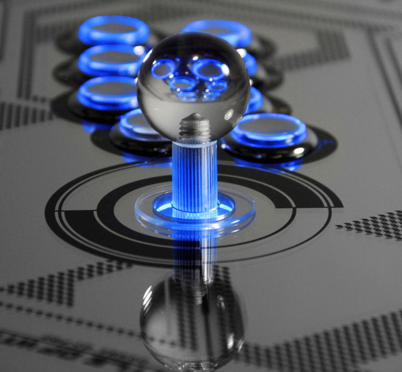 Qanba Q2 Pro LED Arcade Joystick Xbox360 (Silver Limited Edition) image 4