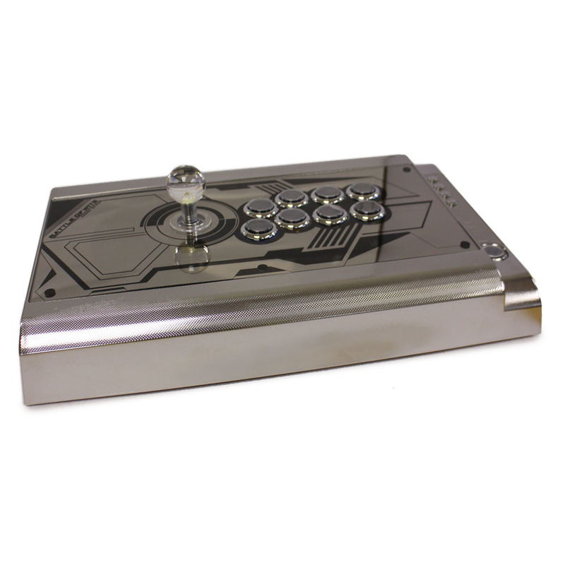 Qanba Q2 Pro LED Arcade Joystick Xbox360 (Silver Limited Edition) image 6