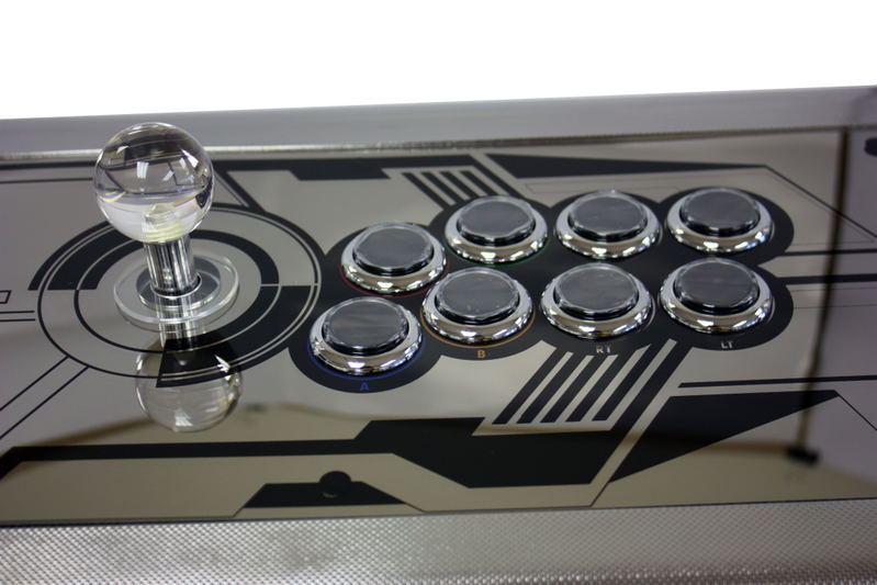 Qanba Q2 Pro LED Arcade Joystick Xbox360 (Silver Limited Edition) image 7